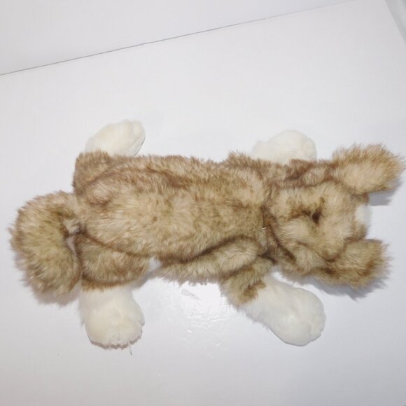 Folkmanis Wolf Pup Full Body Hand  Puppet Gray Brown White 16" Plush Stuffed - Picture 4 of 9